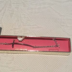 NWB.  Cross sterling silver bracelet.